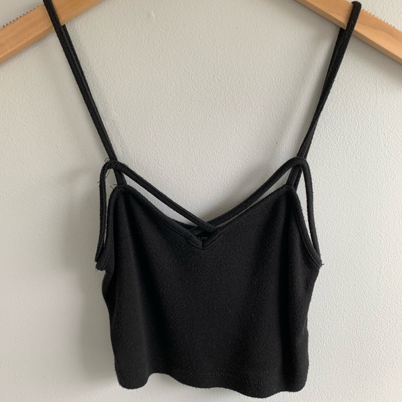 Black Brandy Melville crop top - Picture 4 of 4